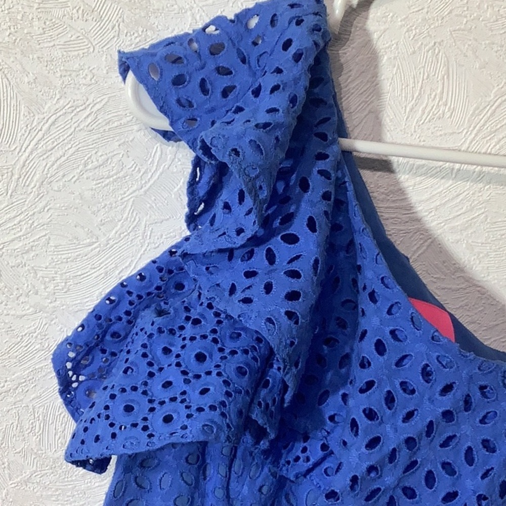 Lilly Pulitzer NEW - Sz 0 - Oval flower petal eyelet - Josey Dress - Picture 4 of 11